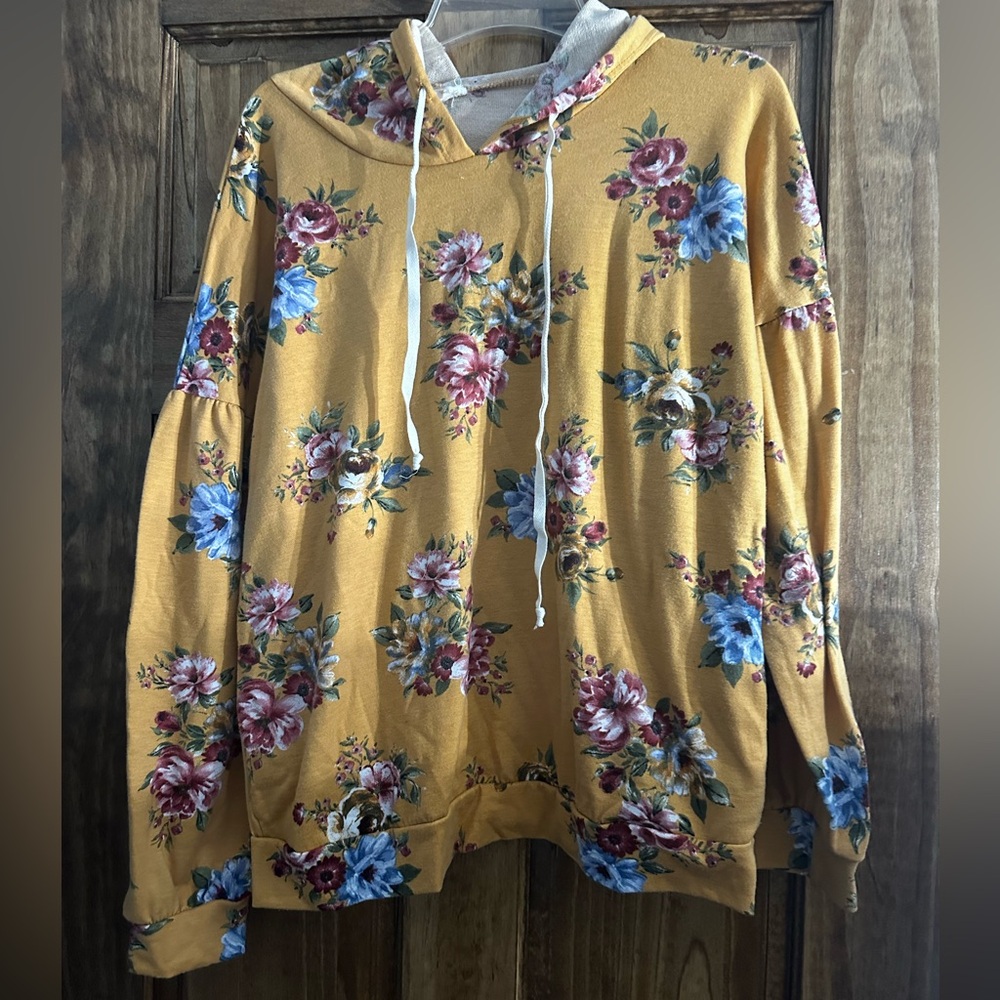 Yellow Floral Long Sleeve
